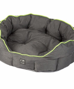 Nệm cho chó 3 Peaks Grey Nevis Scalloped Dog Bed Medium