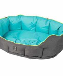 Nệm cho chó 3 Peaks Turquoise Nevis Scalloped Dog Bed Large