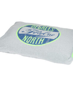 Nệm cho chó nằm 51DegreesNorth Sweater Style Box Pillow Fluoroescent Green Light Grey Large