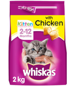 Thức ăn cho mèo Whiskas 2-12 Months Kitten Complete Dry Cat Food with Chicken