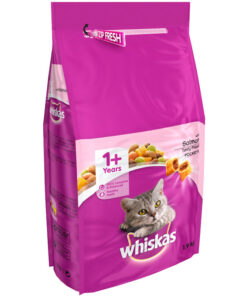 Thức ăn hạt cho mèo Whiskas Complete 7+ Years Senior Cat Dry Food with Chicken